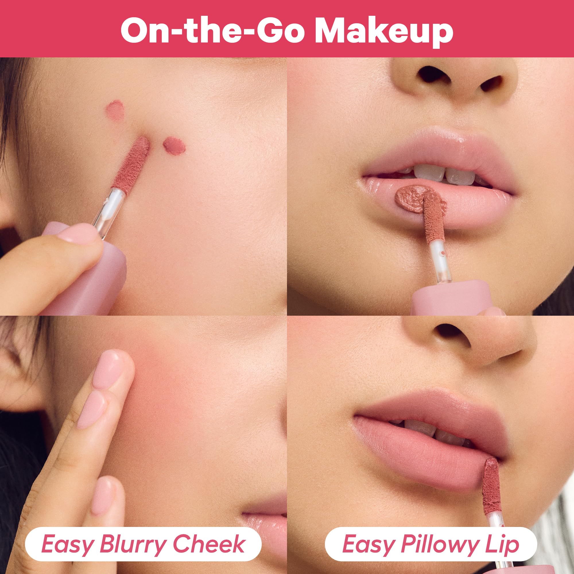 COLORGRAM NUDE BLUR TINT 05 VINTAGE RED | K-Beauty Makeup, Soft-Focus Matte Lip Stain, 2-in-1 Lip & Cheek | Lightweight Blurring Tint for a Smooth & Airbrushed Finish, Non-Sticky Formula