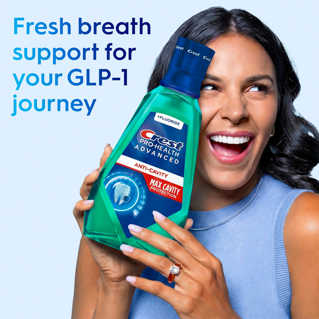 Pro-Health Advanced Maximum Cavity Protection Mouthwash - Alcohol-Free -Mild Mint - 2x1L