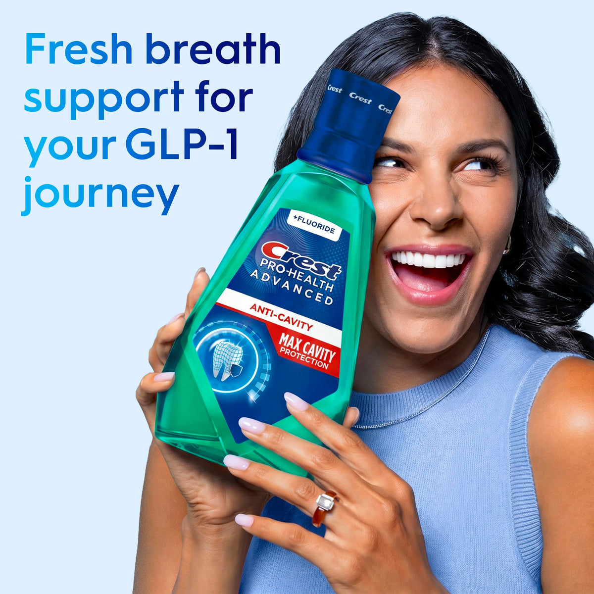 Pro-Health Advanced Maximum Cavity Protection Mouthwash - Alcohol-Free -Mild Mint - 2x1L