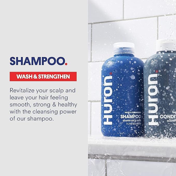 Huron Shampoo + Conditioner for All Hair Types; 2-pack (11.4 oz)