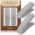 Kanprincess Sparkly Barrettes 2-Pack, Rhinestone Hair Clips for Women