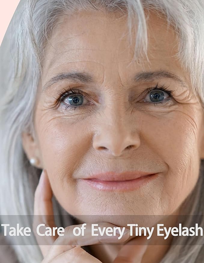 Black Mascara for Older Women 60 Plus, Ultimate Lengthening & Volumizing