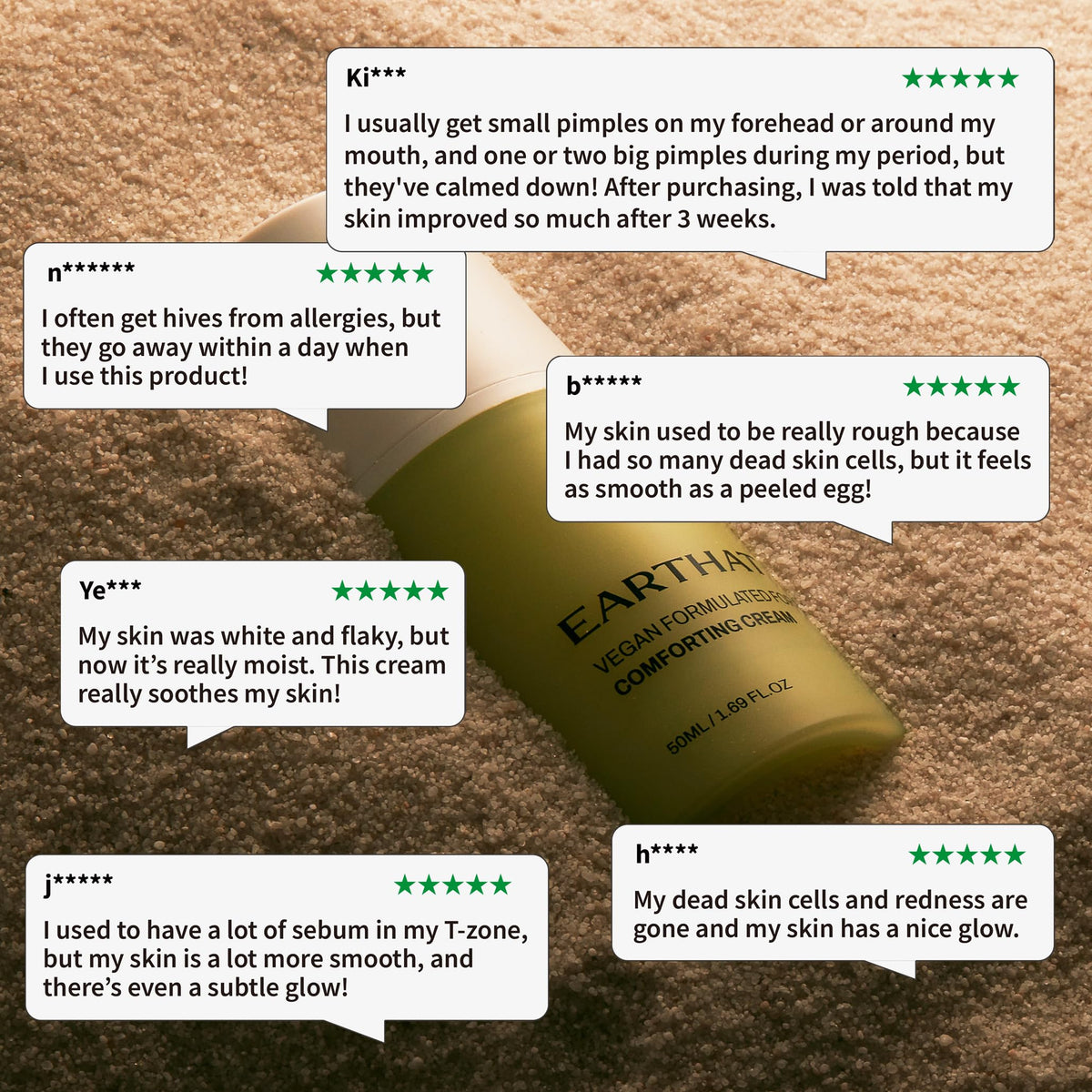EARTHAT Barrier Repair Cream, Redness Relief for Sensitive Skin