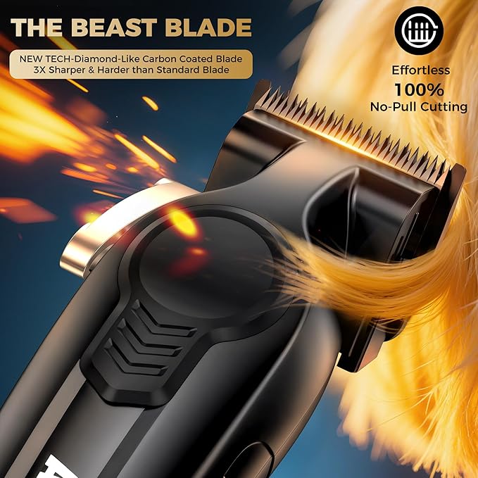ATVOXIS Hair Clippers for Men Professional, Cordless Barber Clippers for Hair Cutting, Maquina para Cortar Pelo De Hombre