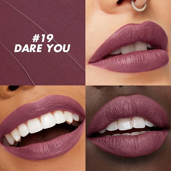 FOCALLURE Ultra Chic Lipstick,Moisturizing Lip Crayon,Lightweight Color without Drying or Fading,Long Lasting Waterproof Lips Makeup,DARE YOU