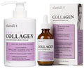 Elastalift Collagen Serum for Face + Body Cream & Face Moisturizer Skin Care Bundle, Face Serum + Body Lotion for Skin to Lift, Plump, & Firm Sagging Skin, 2-Piece Set