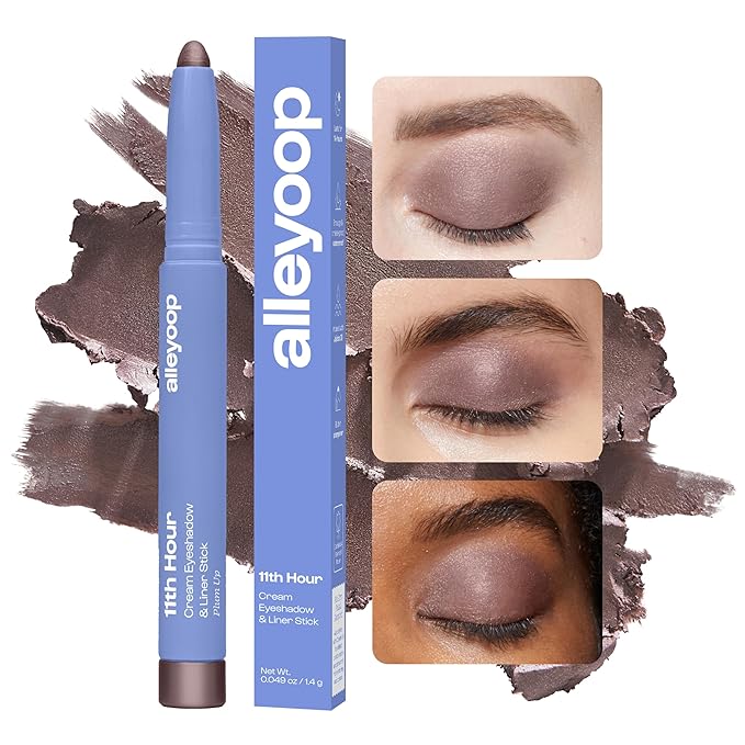 ALLEYOOP 11th Hour Cream Eyeshadow and Liner Stick, Plum Up