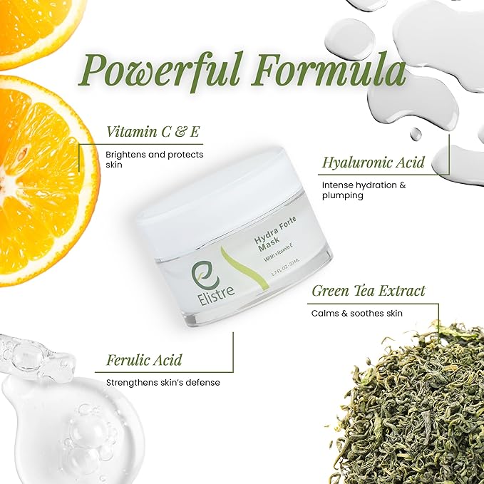 Elistre Hydra Forte Hydrating Face Mask, For All Skin Types