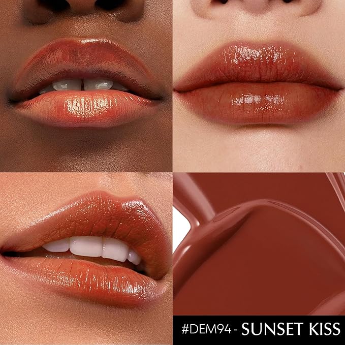 Depuplum Brown Lipstick for Women Moisture Lip Gloss Tinted Lip Balm