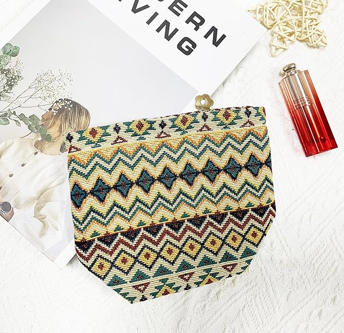getgto 2 Pcs Makeup Bags, Large Cosmetic Bag Travel Toiletry Bag