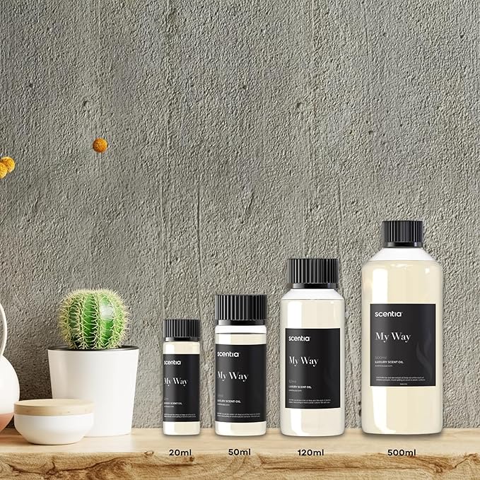 Scentia Miami One (My Way) Hotel Scent Diffuser Oil – Luxury Fragrance Inspired by 1 Hotel Miami Beach – 50 mL – Lemon, Sandalwood & Cedar Essential Oil Blend for Home, Office & Aromatherapy Diffusers