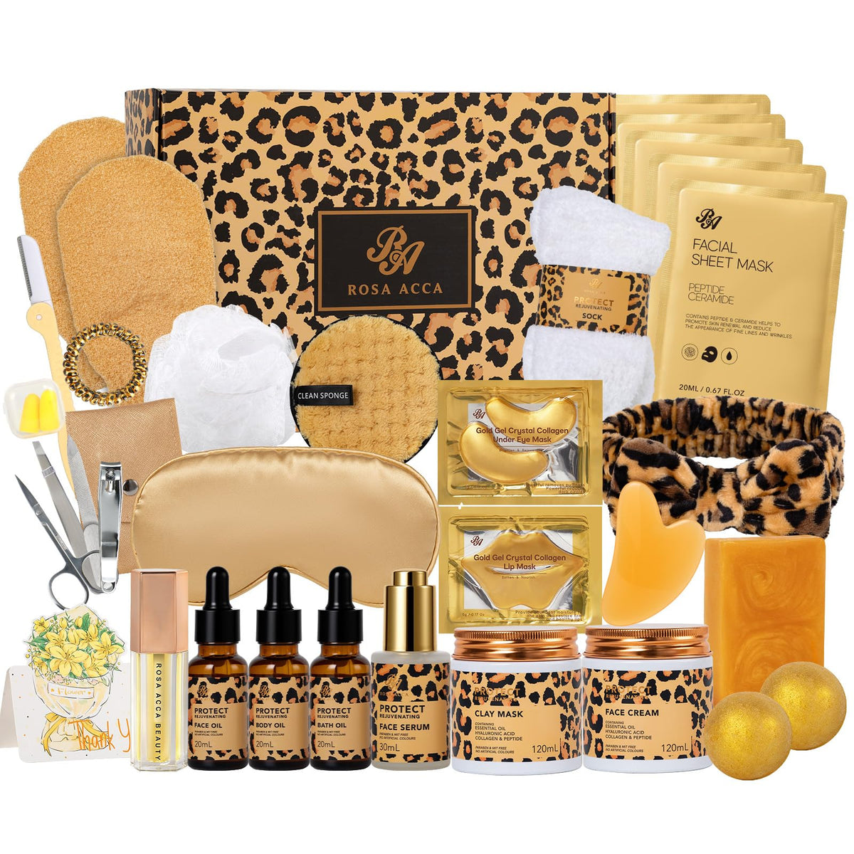 Gifts for Women & Men, 30Pcs Birthday Gift for Women, Face Skin Care Set