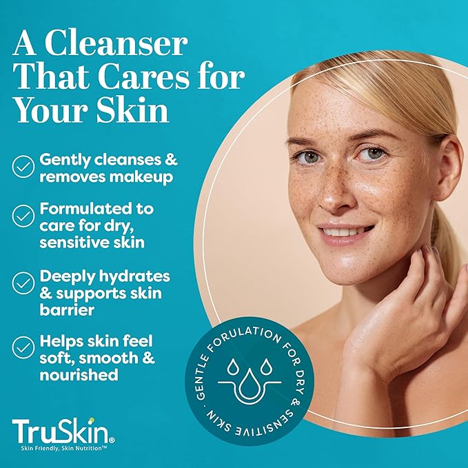 TruSkin Soothing Cleansing Milk with Rice & Oat Milk, 5 fl oz