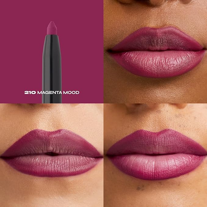 Milani Understatement Lipliner Pencil - Highly Pigmented Retractable Soft Lip Liner Pencil, Easy to Use Lip Makeup - Magenta Mood
