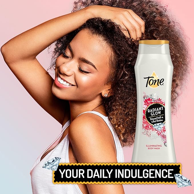 Tone Body Wash, Radiant Glow, 16 Fl Oz, 6-Pack