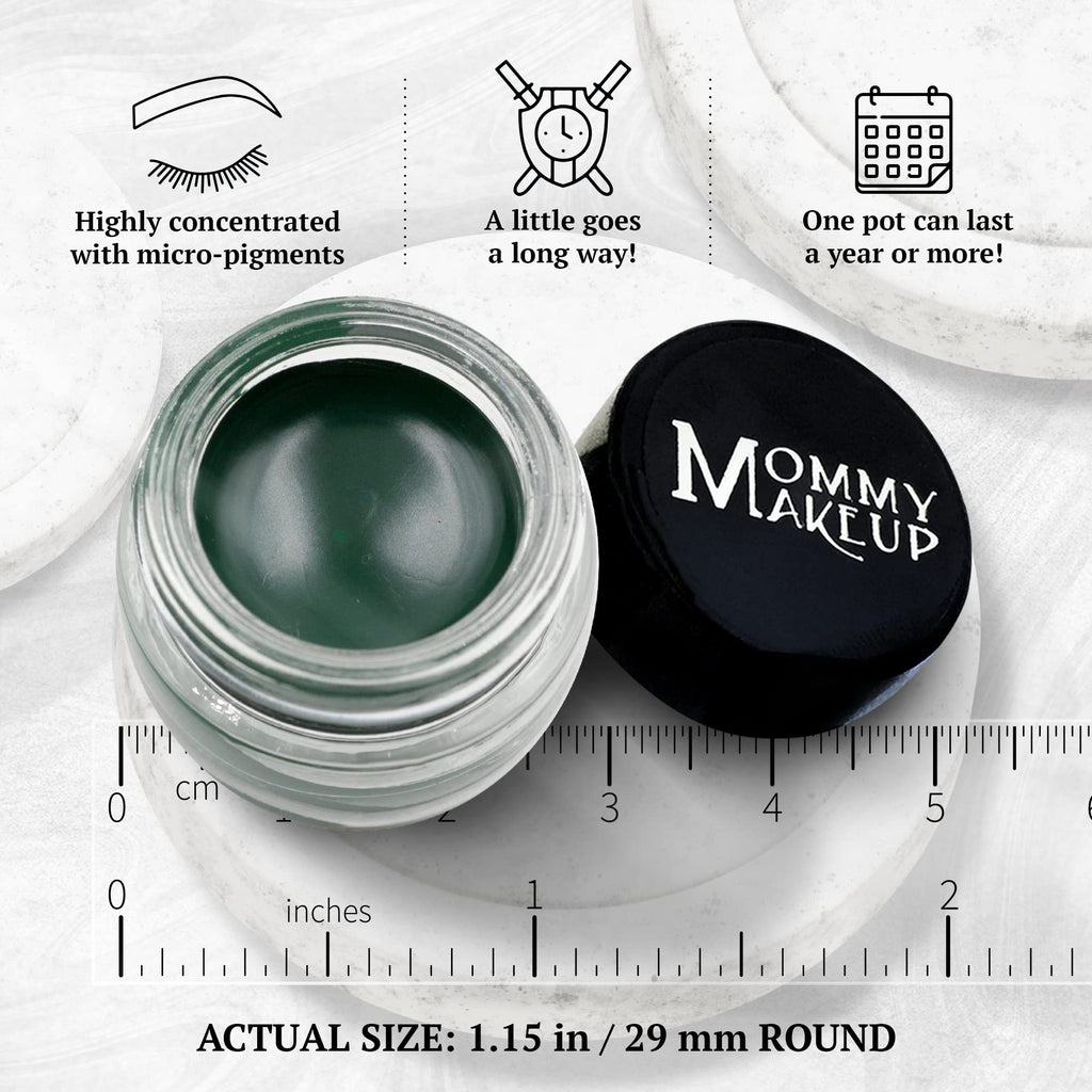Mommy Makeup Waterproof Stay Put Gel Eyeliner Pot with Micropigments