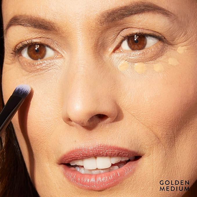 LAURA GELLER NEW YORK Ideal Fix Under Eye Concealer for Mature Skin – 05 Golden - Full Coverage, Anti-Aging, Color Correcting – Covers Dark Circles & Blemishes – Hydrating, Crease-Free, Long-Lasting