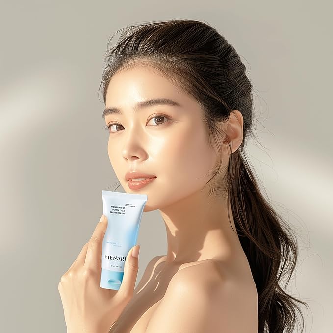 PIENARIN Korean EGF Derma Cica Repair Cream – Anti-Aging Facial Moisturizer for Damaged Barrier, Sensitive & Redness-Prone Skin | Daily Hydrating Face Lotion for Dry, Irritated Skin (1.69 fl. oz.)