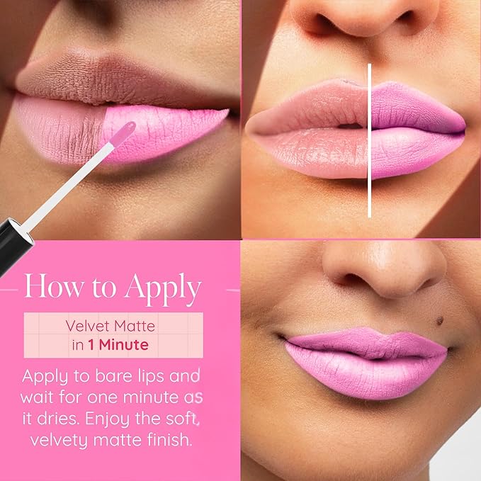 Aromi Baby Pink Matte Liquid Lipstick | Light Pink Shade