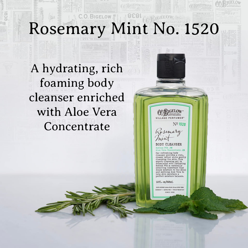 C.O. Bigelow Rosemary Mint Body Wash, 10 fl oz