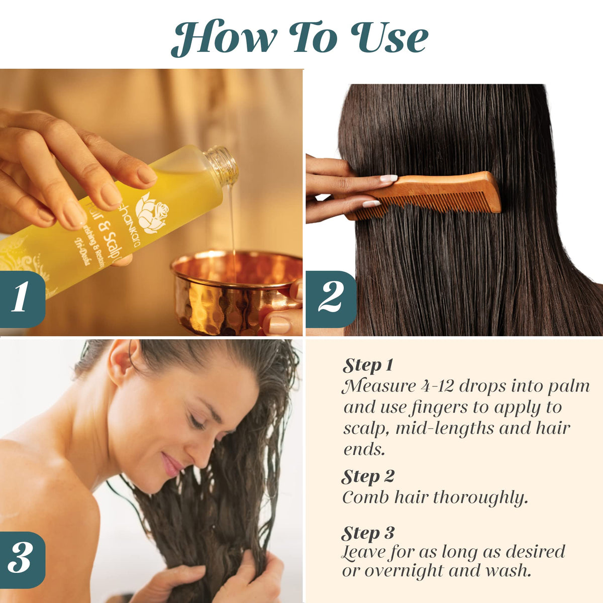 Shankara Hair and Scalp Oil for Women and Men with Avocado, Alma, Lavender, and Vitamin-E – Perfect Organic Hair oil for Hair Growth, Conditioning Damaged Hair, and Treating Scalp (100ml)