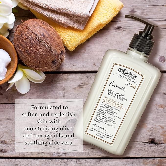 C.O. Bigelow Coconut Body Lotion, 10 fl oz