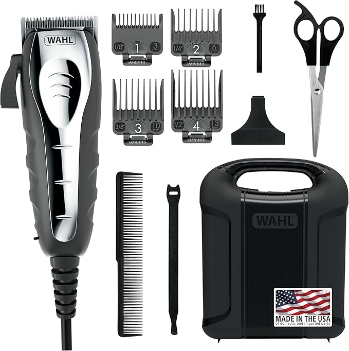 Wahl USA Heavy Duty Compact Quiet Pro Corded Dog Clippers for Home Grooming