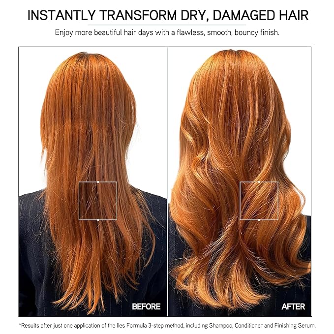 ILES FORMULA Finishing Serum for Frizz Control & Heat Protection (200mL)