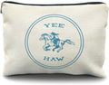 Likjad Yee Haw Cowgirl Makeup Bag - Perfect for Women's Western Gifts