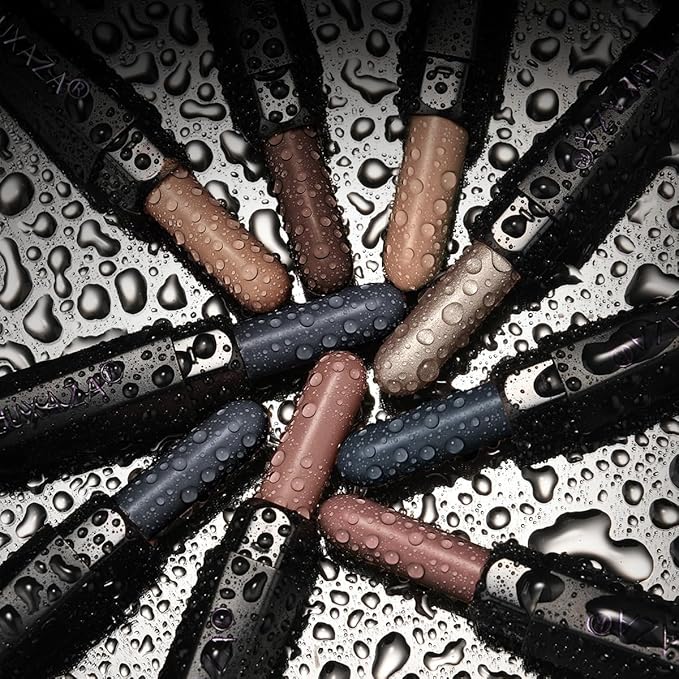LUXAZA PRO 6PCS Neutral Eyeshadow Stick Makeup Set, Matte Cream Eye Shadow Eyeliner Brightener Pencil Crayon - B3 Iced Oat