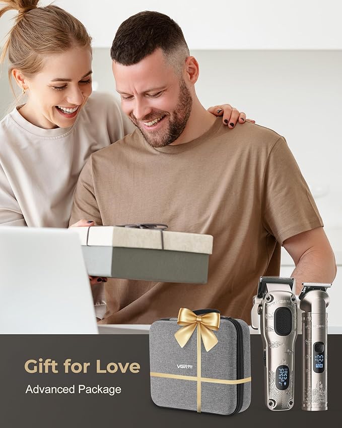 VGRPRO Hair Clippers for Men Professional, Cordless Clipper and Trimmer Set