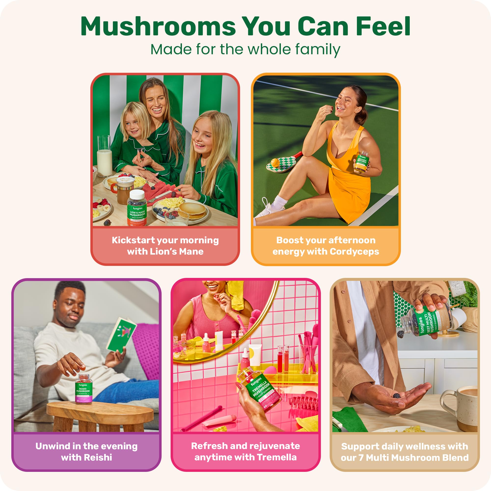 Fungies Cordyceps Mushroom Extract Gummies | 60 Count