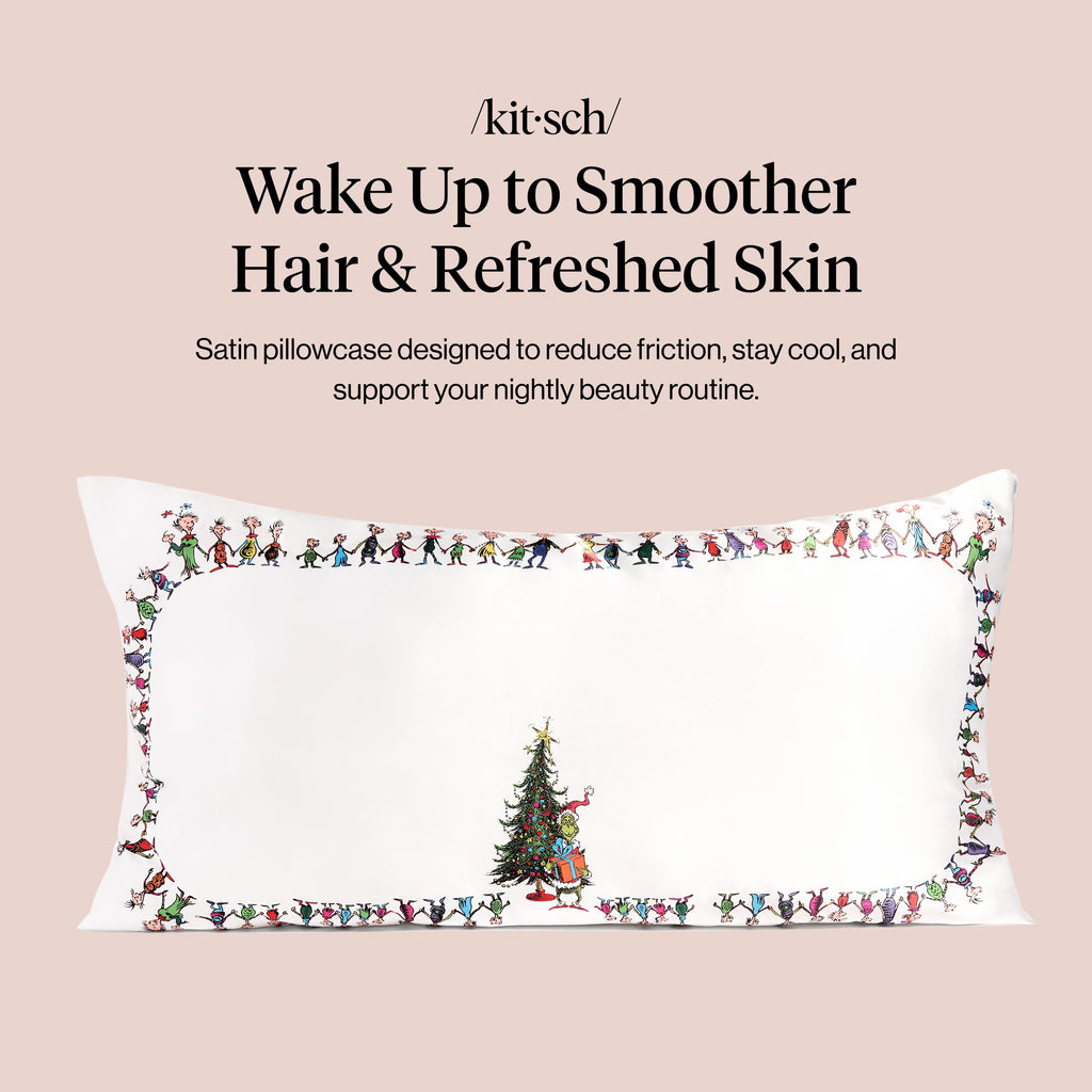 Kitsch x Star Wars Darth Vader Stormtroopers Satin Pillowcase, Size 19x26