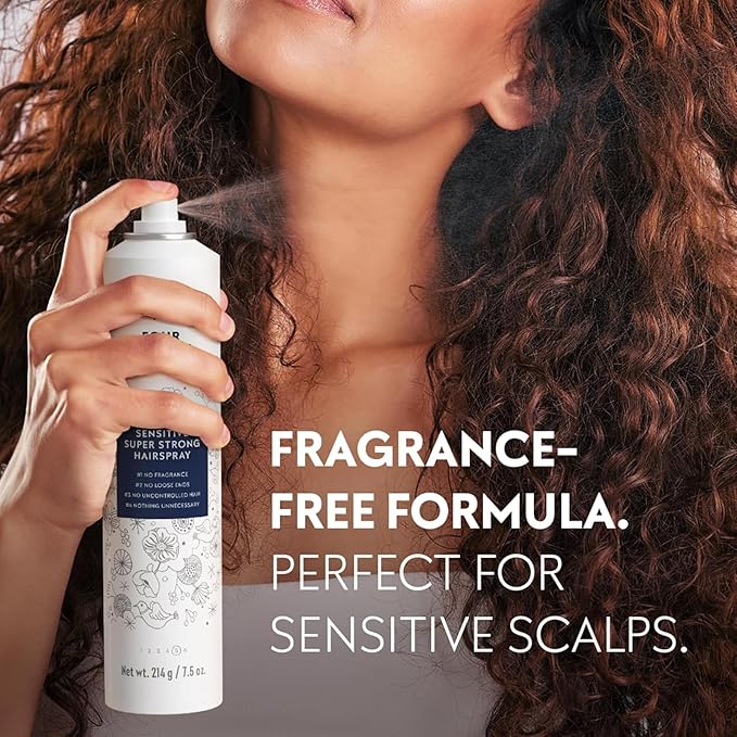 No nothing Super Strong Hairspray - Fragrance Free, Pack of 2-7.5 oz each