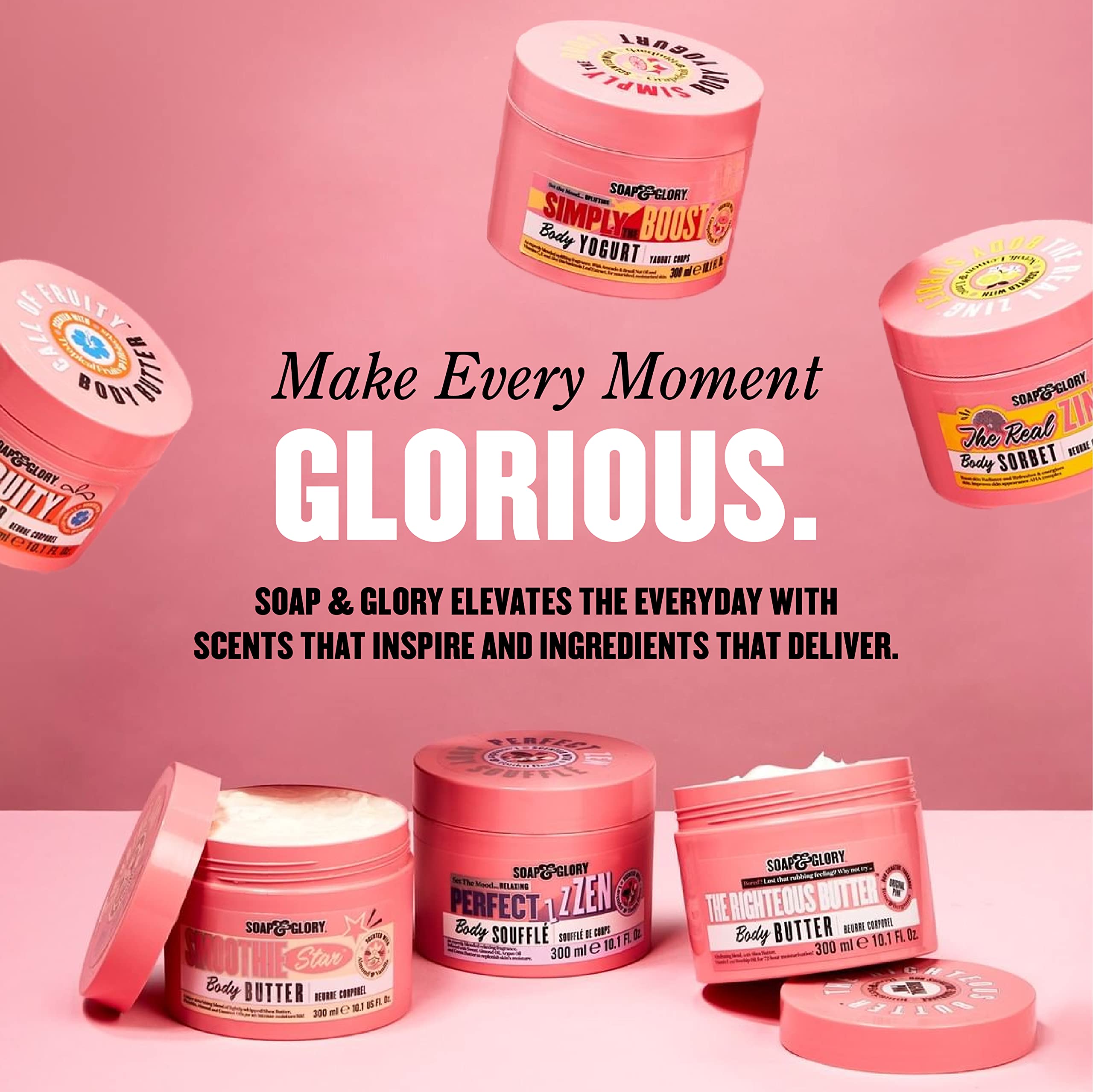 Soap & Glory Original Pink Moisturizing Body Lotion Pump, 16.9 oz