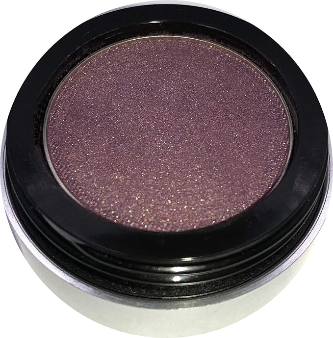 Pure Ziva Pandora Purple Plum Dark Shimmering Eggplant Pressed Powder Single Vegan Eyeshadow; Talc, Paraben & Cruelty Free