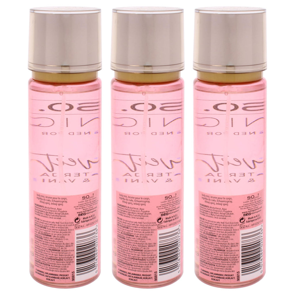Unique Body Mist - Sweet Pea by So…? for Women - 5.1 oz Body Mist - Pack of 3