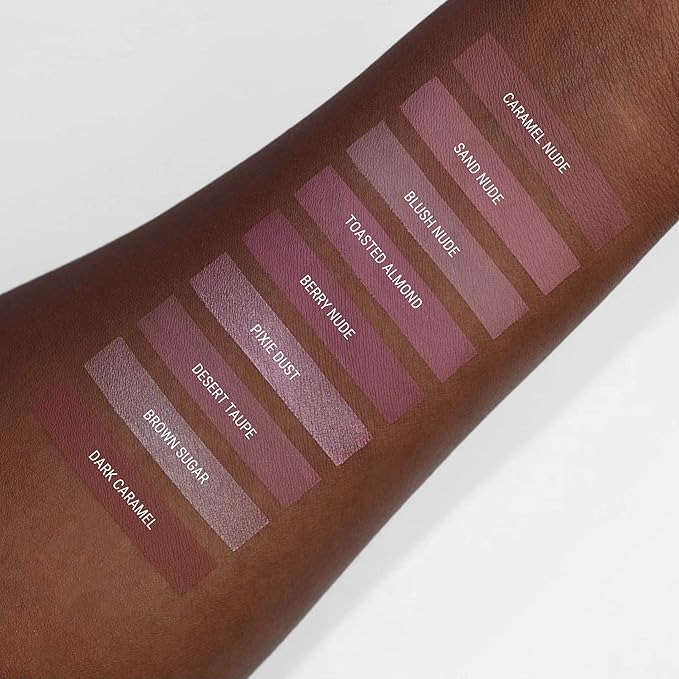 Aromi Pixie Dust Metallic Liquid Lipstick | Dusty Rose Shade