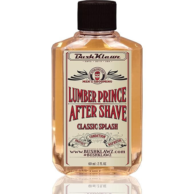 BushKlawz Aftershave Gift Set Sampler All 4 Scents Alcohol & Witch Hazel
