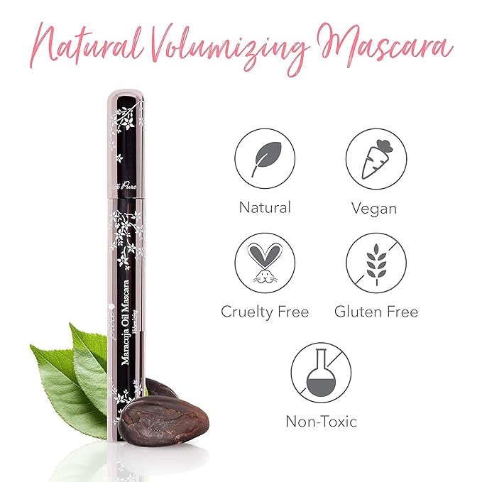 100% PURE Maracuja Oil Mascara, Blackberry, 0.35 oz