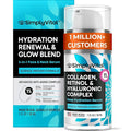 SimplyVital Collagen, Retinol & Hyaluronic Acid Serum - Anti-Aging Moisturizer for Face, Neck & Décolleté - Deep Moisturizing Skin Care Complex - Hydrating Facial Serum for Women, 1 fl.oz