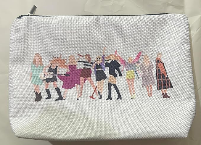 Pebarmnt I'm Not Dramatic I'm Theatrical Makeup Bag Broadway Musical Gift Theatre Bag Pencil Case Fun Theatrical Design Makeup Bag (ERAS)