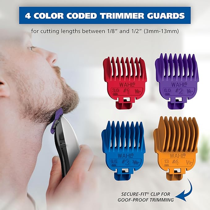 Wahl Lithium-Ion Color Pro Cordless Hair Clipper & Trimmer Haircutting Kit