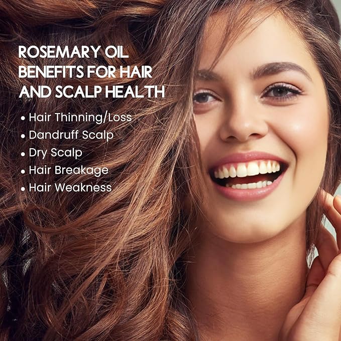 LOTUSJOY Rosemary Oil for Hair Growth, 100% Pure, 4 Oz