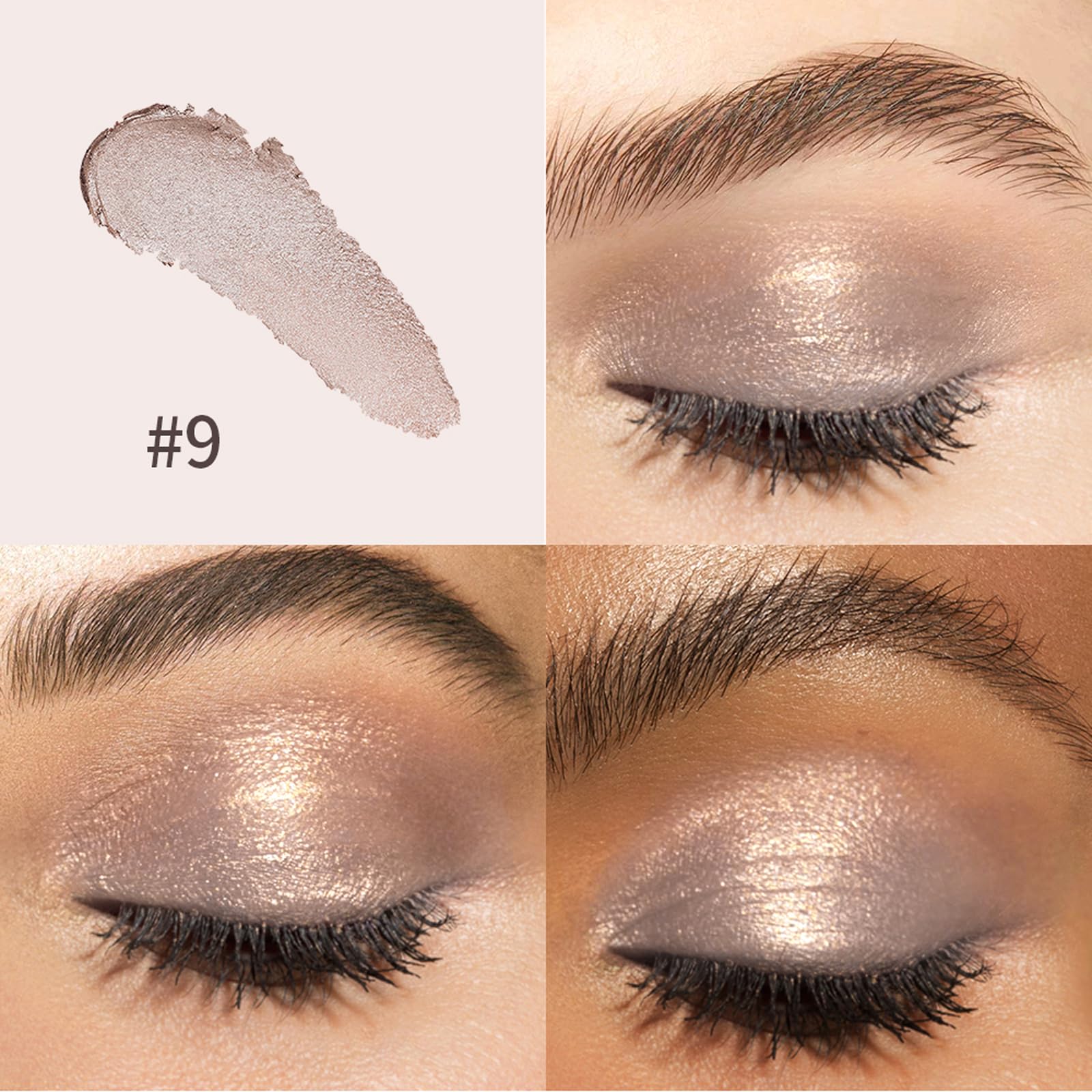Eyeshadow Stick,Shimmer and Matte Cream Eye Shadow Brightener Sticks