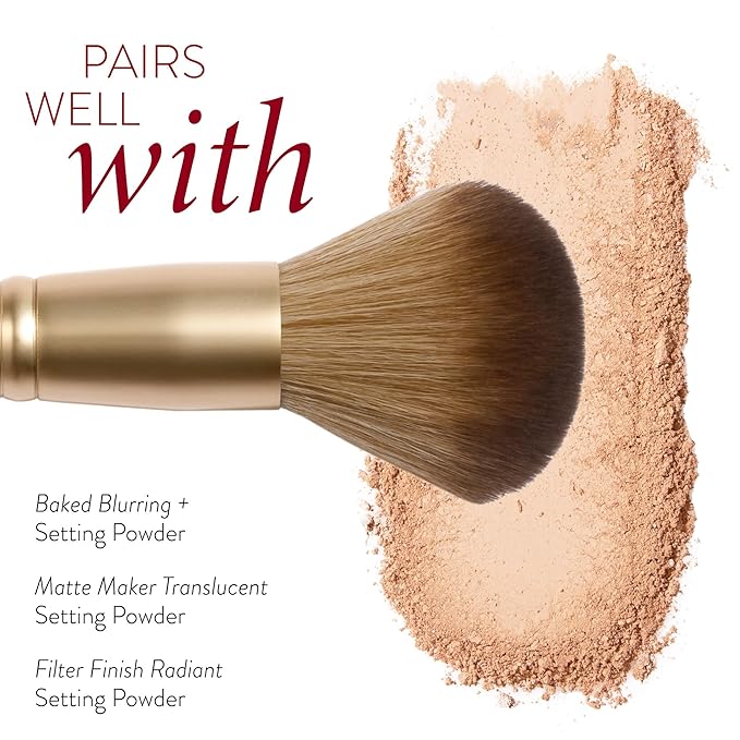LAURA GELLER NEW YORK Cosmetic Professional Makeup Brushes - Cruelty-Free - 11 Setting Powder Brush