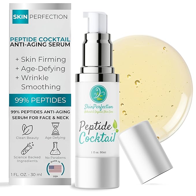 Skin Perfection 99% Peptide Serum for Face 8x Matrixyl 3000 Firming 1 oz
