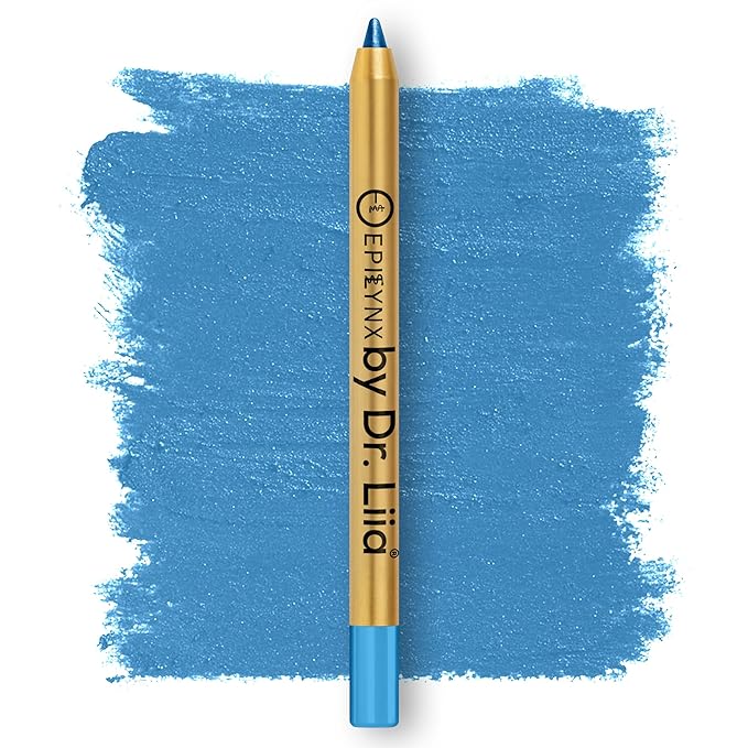 EPILYNX Waterproof Eyeliner Pencil, Smudge-Proof Vegan, Royal Blue Shimmer