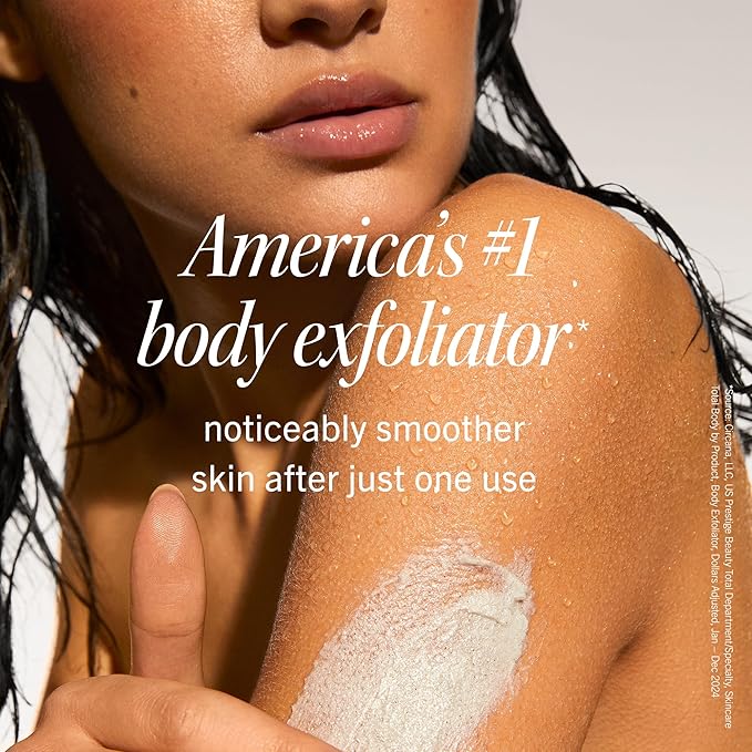 First Aid Beauty KP Bump Eraser Body Scrub Exfoliant for Keratosis Pilaris with 10% AHA 4 oz.