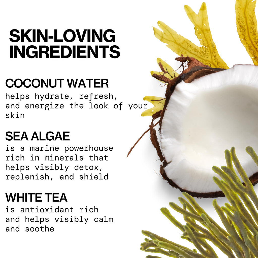 Pacifica Beauty Sea Foam Face Wash, Daily Gentle Foaming Cleanser, With Coconut Water + Sea Algae, Removes Makeup, For Combination and Oily Skin, Vegan & Cruelty Free